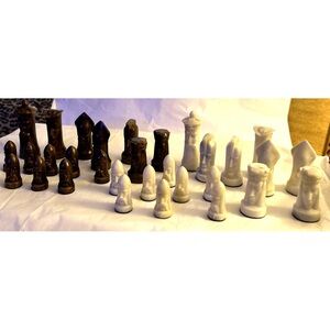Gothic 31 Chess Pieces Peter Ganine 1957